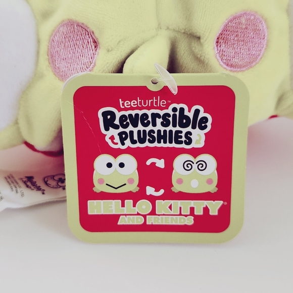 TeeTurtle Sanrio Keroppi Reversible Plush - Picture 10 of 11